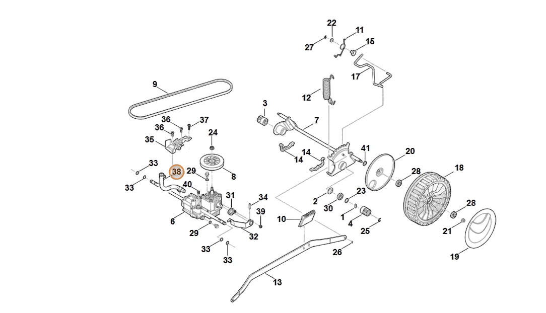 Stihl - 0013-640-9401 - Schlauch