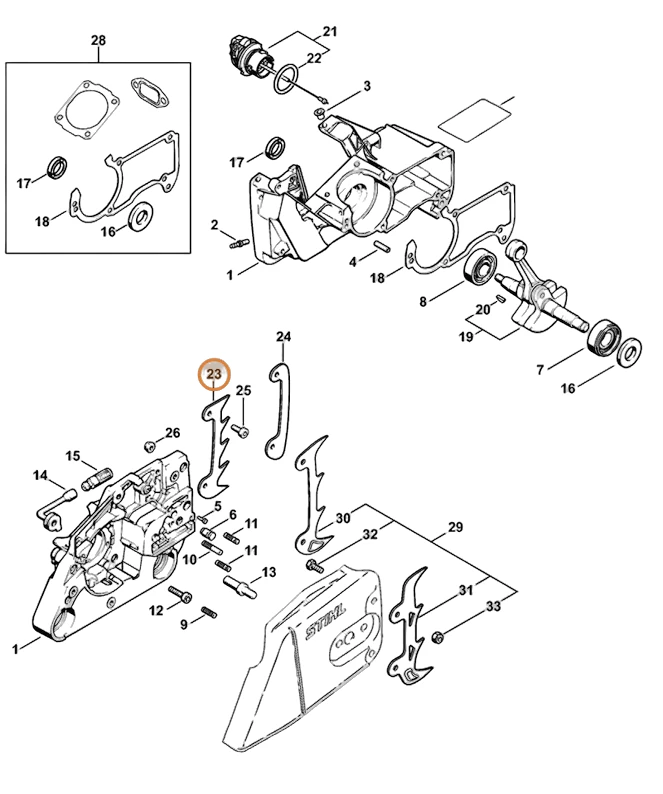 Stihl - 1110-664-0501 - Krallenstütze
