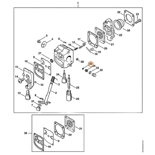 Stihl - 1120-121-7801 - Sieb