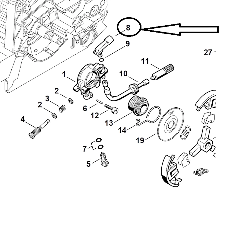 Stihl - 1127-640-9200 - Winkelelement