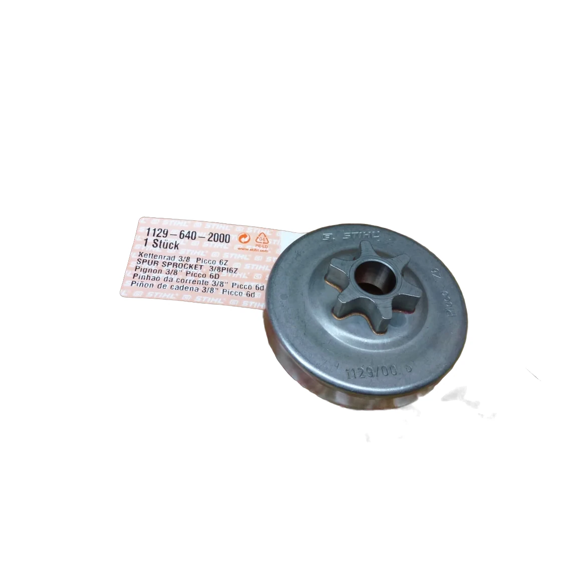 Stihl - 1129-640-2000 - Kettenantriebsrad 3/8 Zoll P 6 Z