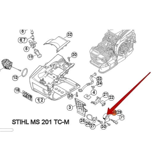 Stihl - 1129-790-9900 - Ringstoßdämpfer