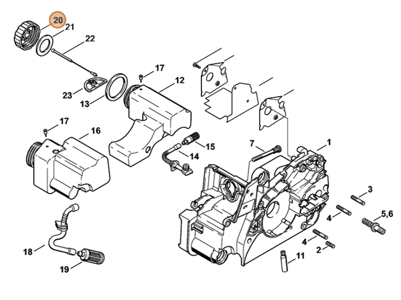Stihl - 1130-350-0500 - Kraftstofftankdeckel