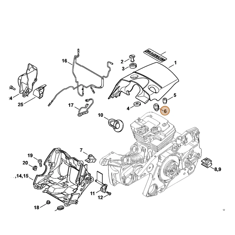 Stihl - 1138-028-1001 - Buchse