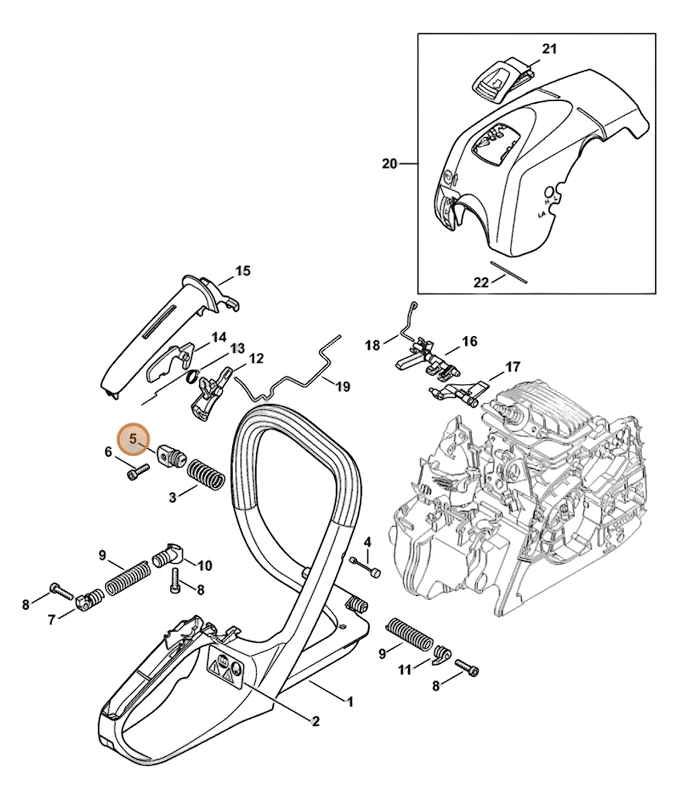 Stihl - 1139-792-2901 - Antivibrationsstopfen