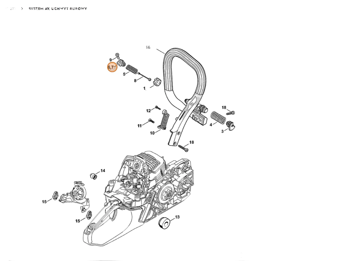 Stihl - 1141-792-2902 - Anti-Vibrationsstopfen
