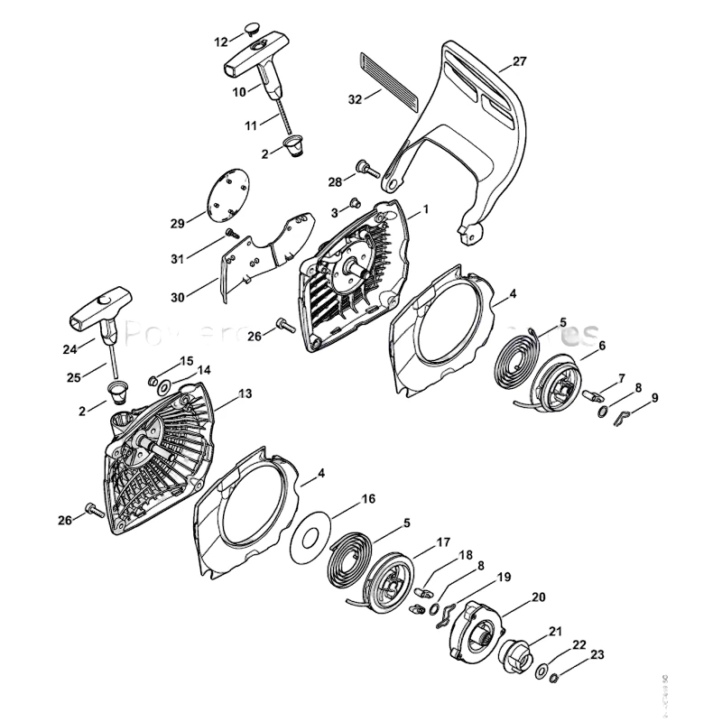 Stihl - 1143-190-0600 - Rückholfeder