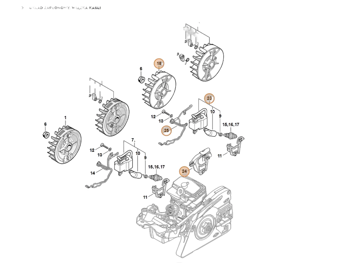 Stihl - 1143-440-3001 - Kabelbaum