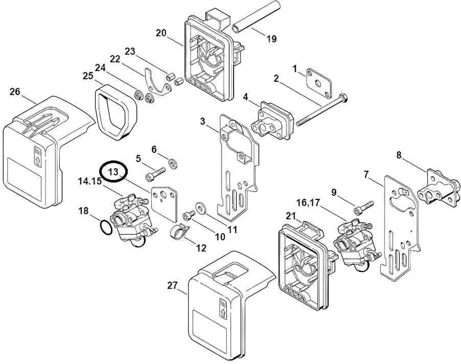 Stihl - 1144-129-0900 - Dichtung