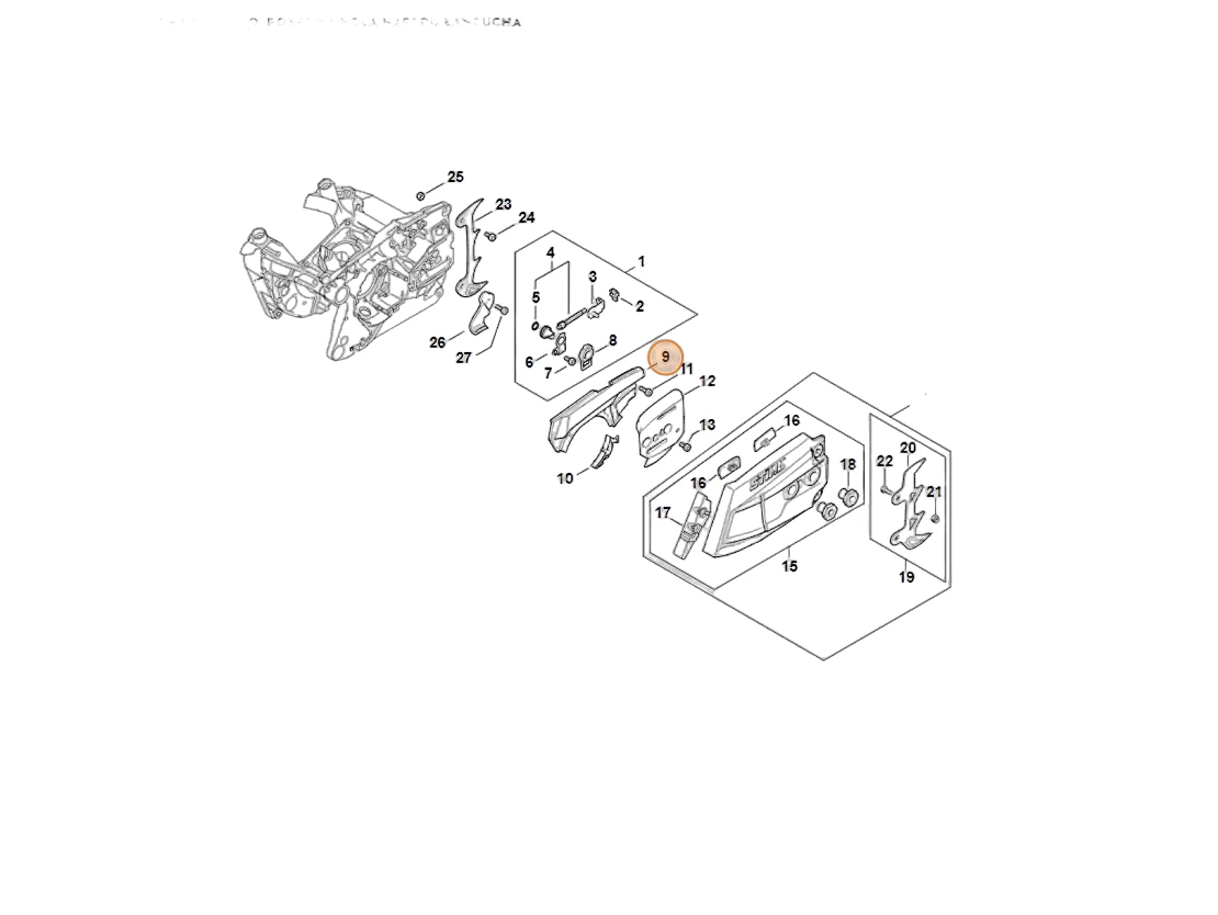 Stihl - 1147-021-1100 - Abdeckung