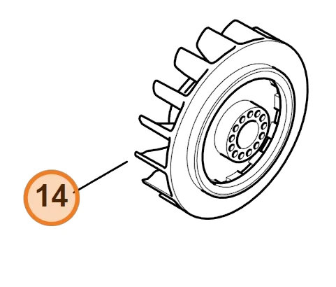 Stihl - 1147-400-1201 - Schwungrad