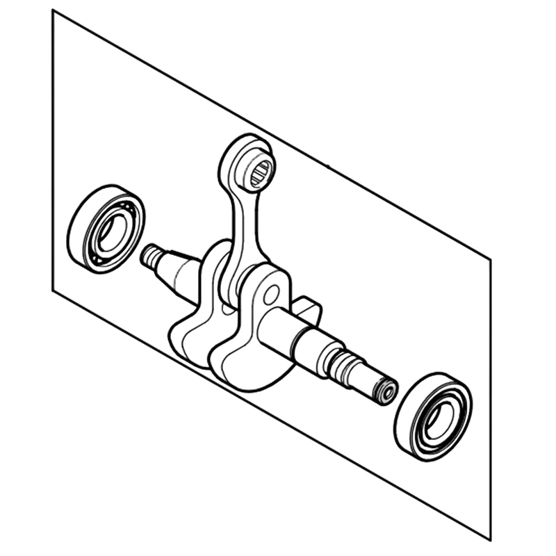 Stihl - 1148-030-1011 - Kurbelwelle mit Lager