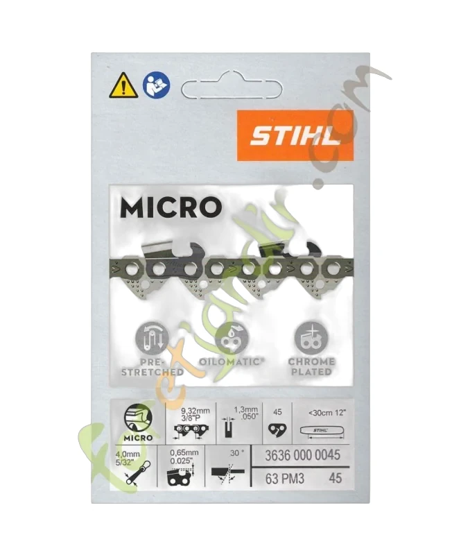 Stihl - 3636-000-0045 - 63 PM3 Picco Micro Kettensägekette