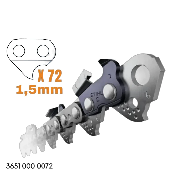 Stihl - 3651-000-0072 - 35 RM Rapid Micro Kettensäge