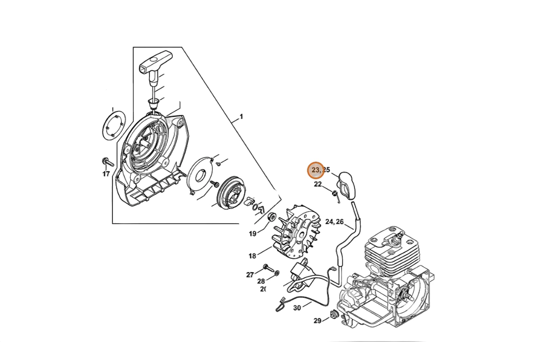 Stihl - 4134-405-1000 - Zündkabelstecker