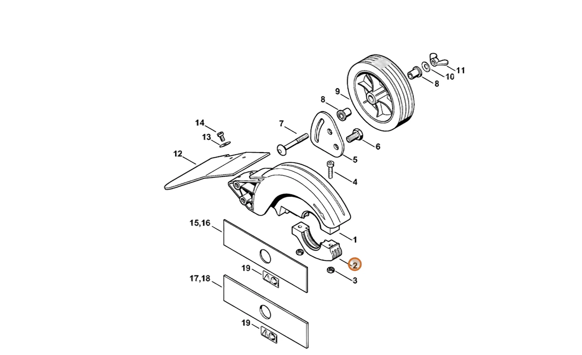 Stihl - 4137-716-6500 - Spannelement