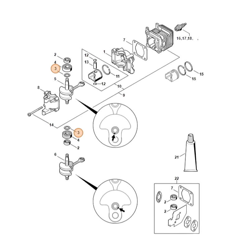 Stihl - 4140-036-0300 - Unterlegscheibe