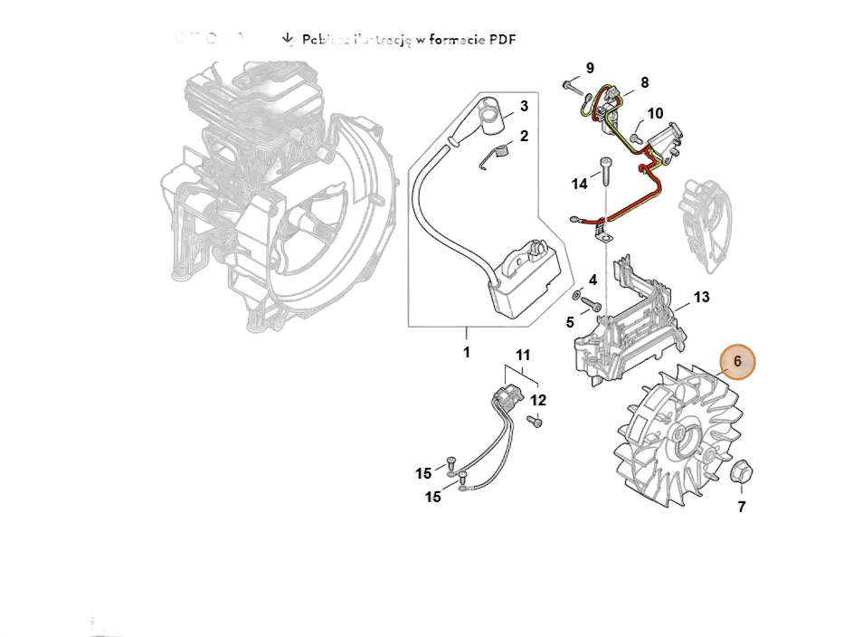 Stihl - 4147-400-1203 - Schwungrad