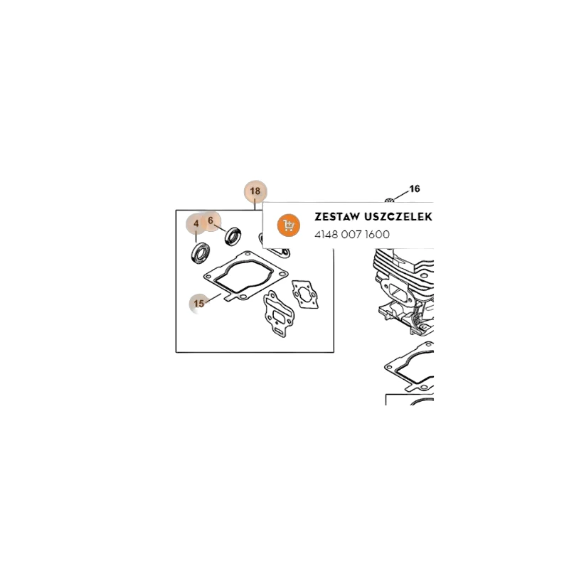 Stihl - 4148-007-1600 - Dichtungssatz