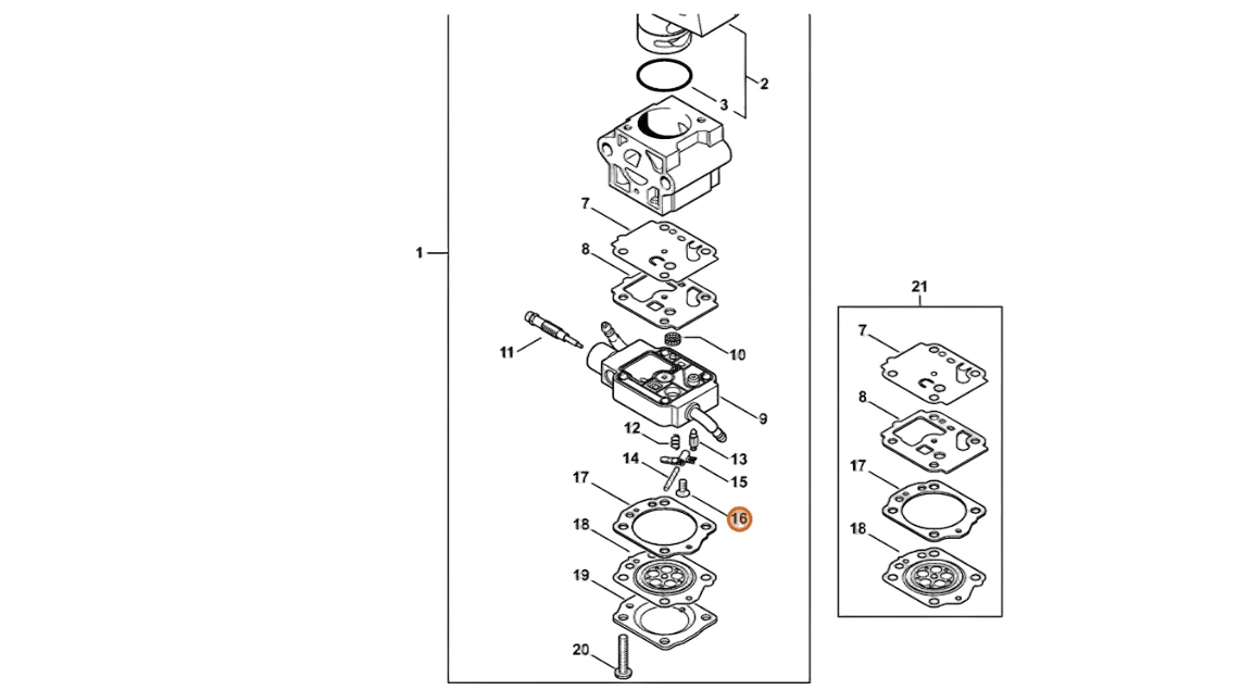 Stihl - 4149-122-7101 - Schraube