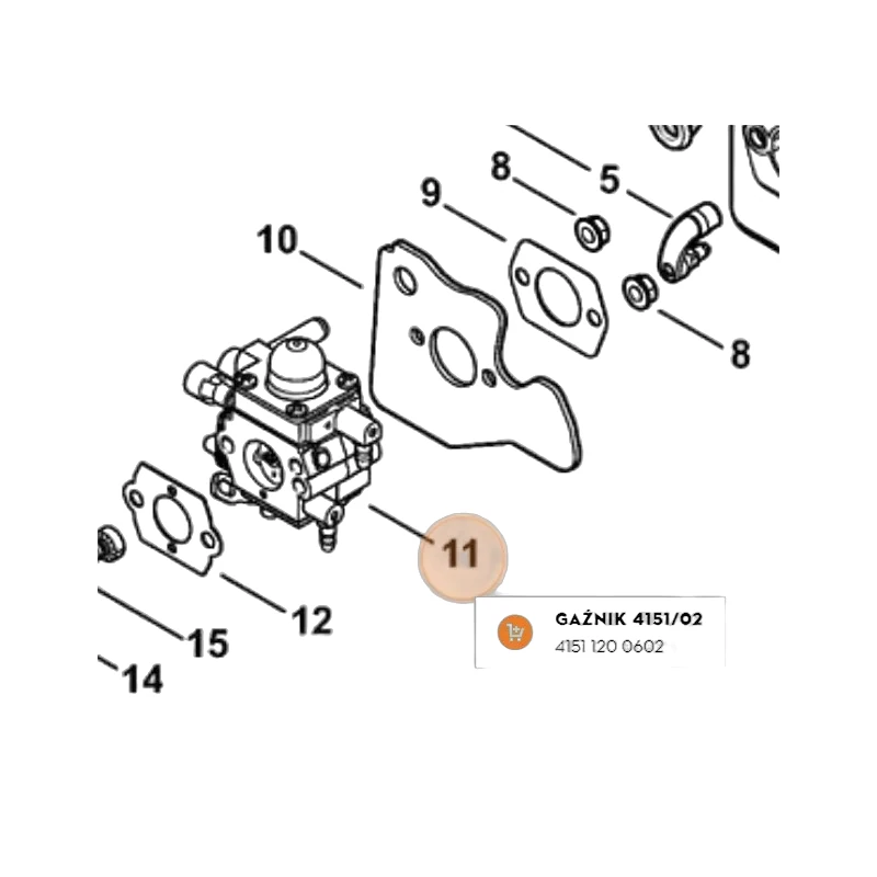 Stihl - 4151-120-0602 - Vergaser 4151/02