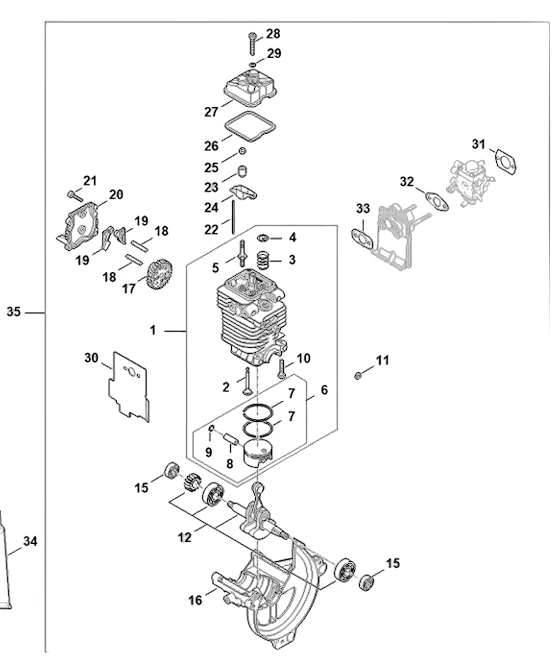 Stihl - 4180-020-0201 - Antriebseinheit