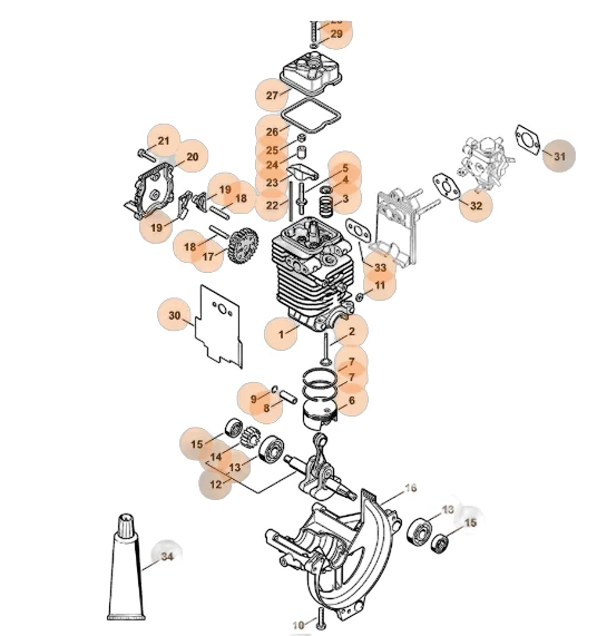 Stihl - 4180-020-0202 - Antriebseinheit