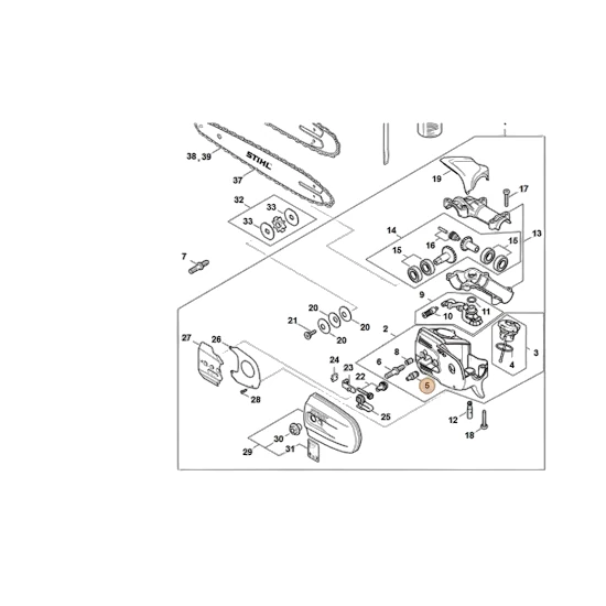 Stihl - 4182-641-3200 - Ölleitung