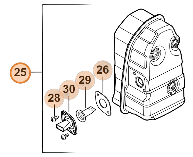 Stihl - 4224-140-0606 - Abgasdämpfer