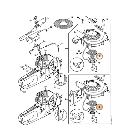 Stihl - 4228-190-0600 - Rückstellfeder