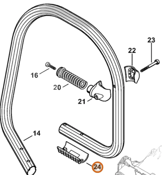 Stihl - 4238-791-0905 - Klemmabdeckung