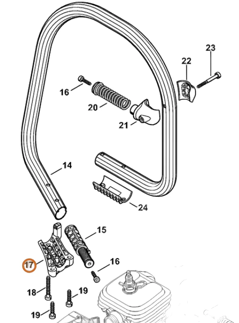 Stihl - 4238-791-0910 - Klemmabdeckung