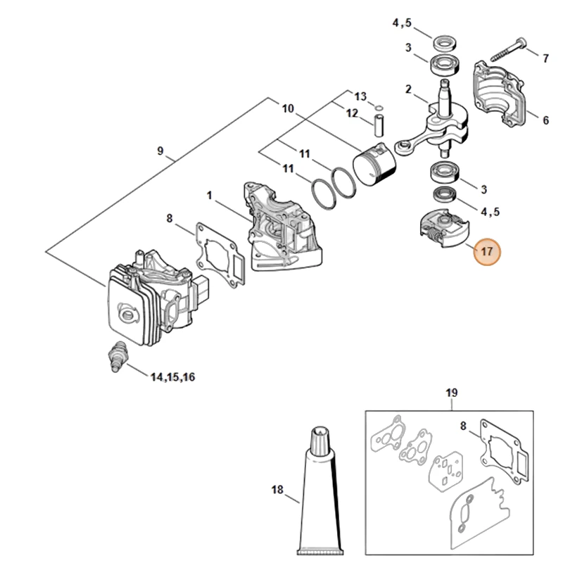 Stihl - 4242-160-2000 - Kupplung