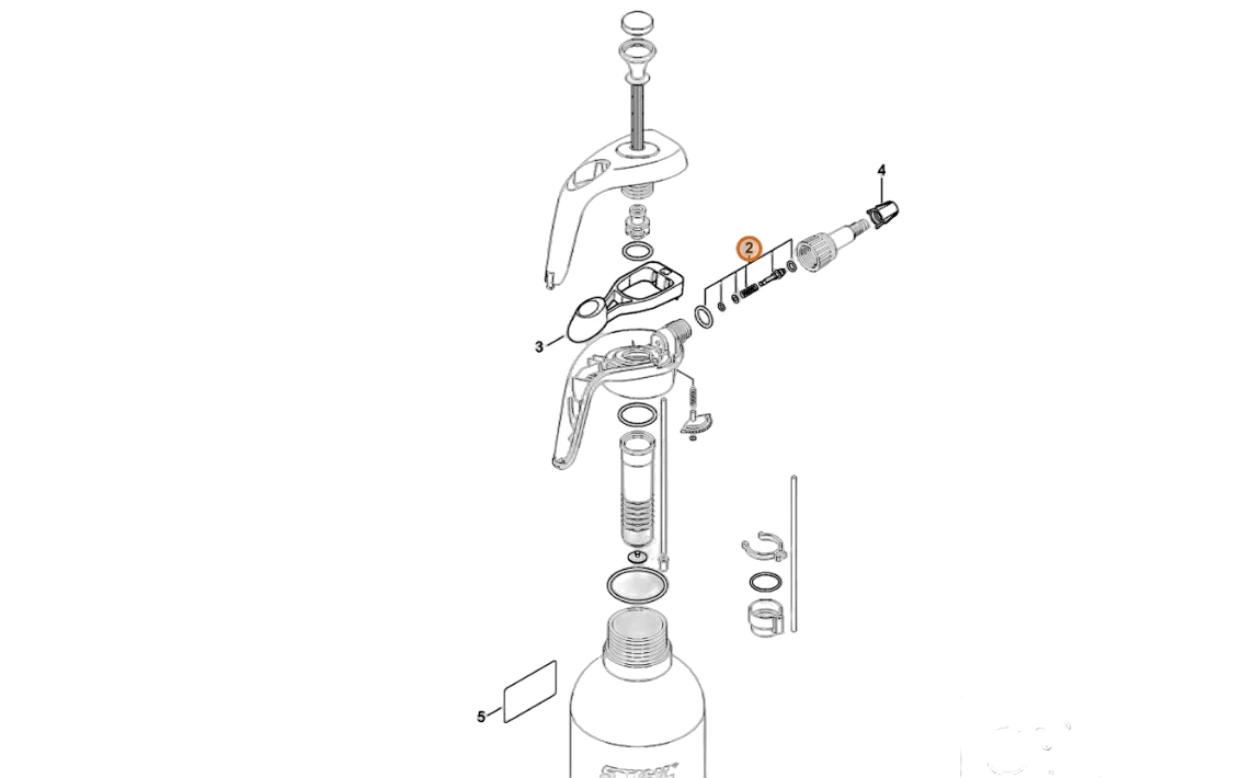 Stihl - 4255-500-2903 - Einstellstift