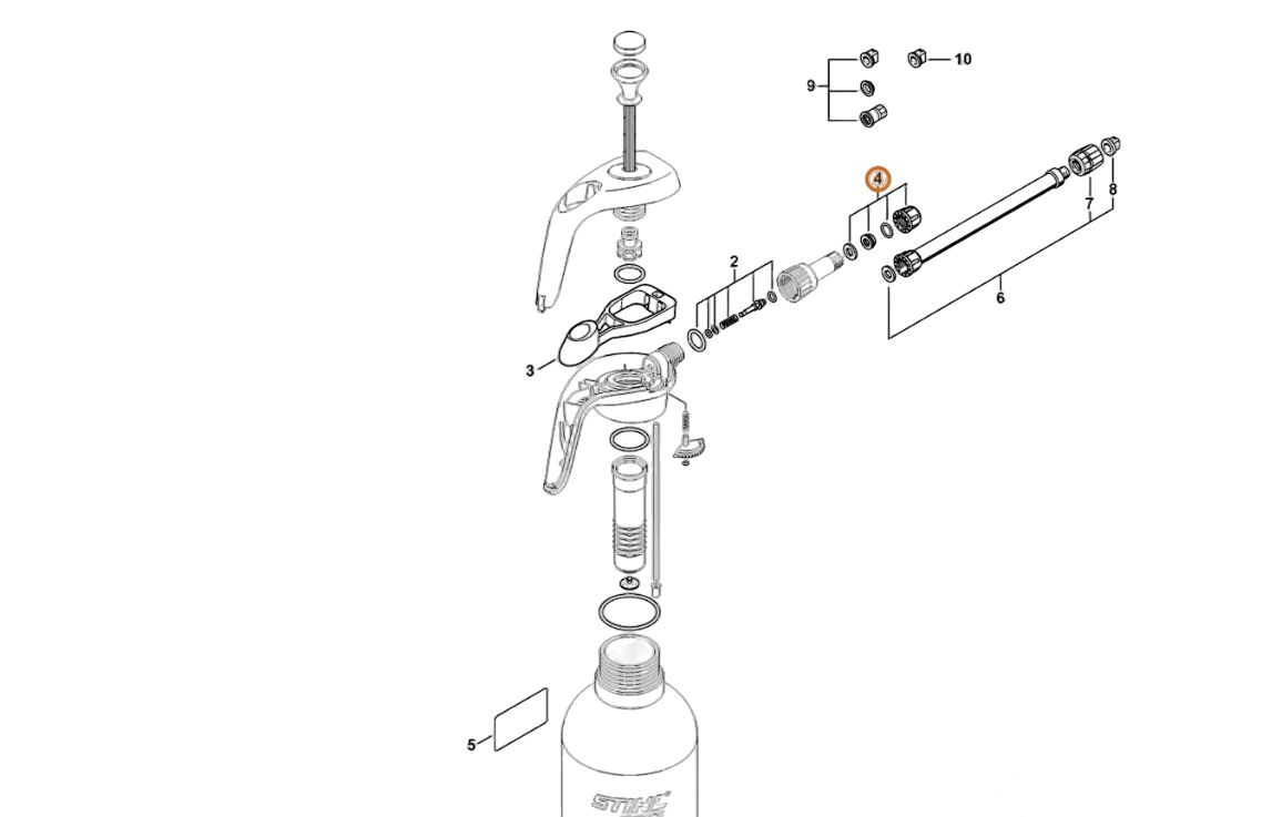Stihl - 4255-500-6300 - Düse
