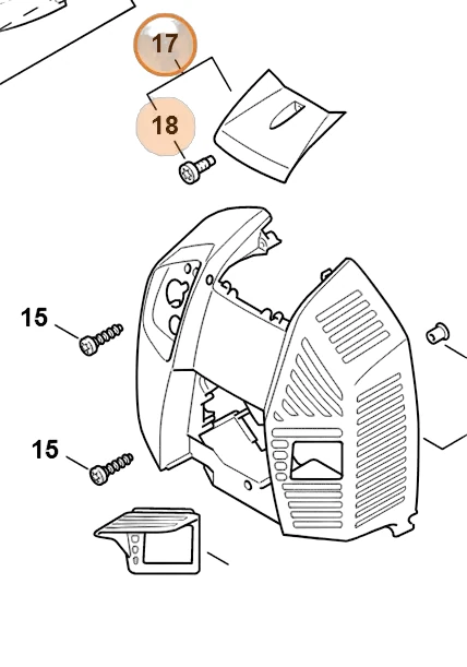 Stihl - 4283-080-0400 - Abdeckung