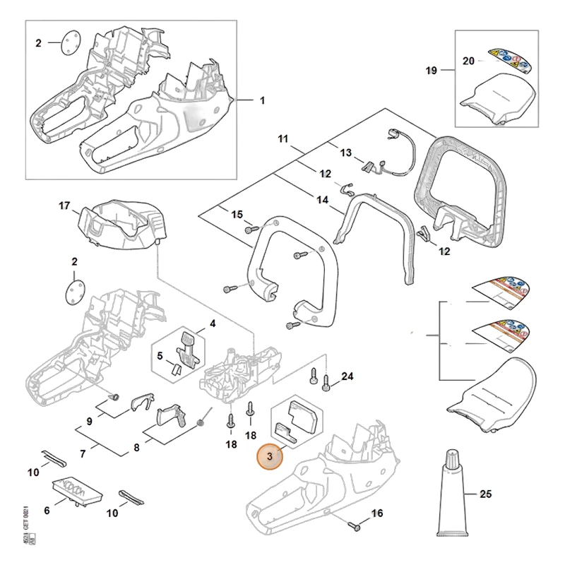 Stihl - 4521-080-1900 - Filter