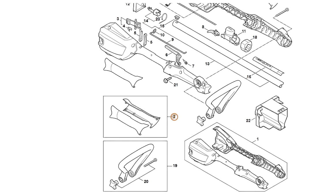 Stihl - 4522-790-0600 - Griffauflage