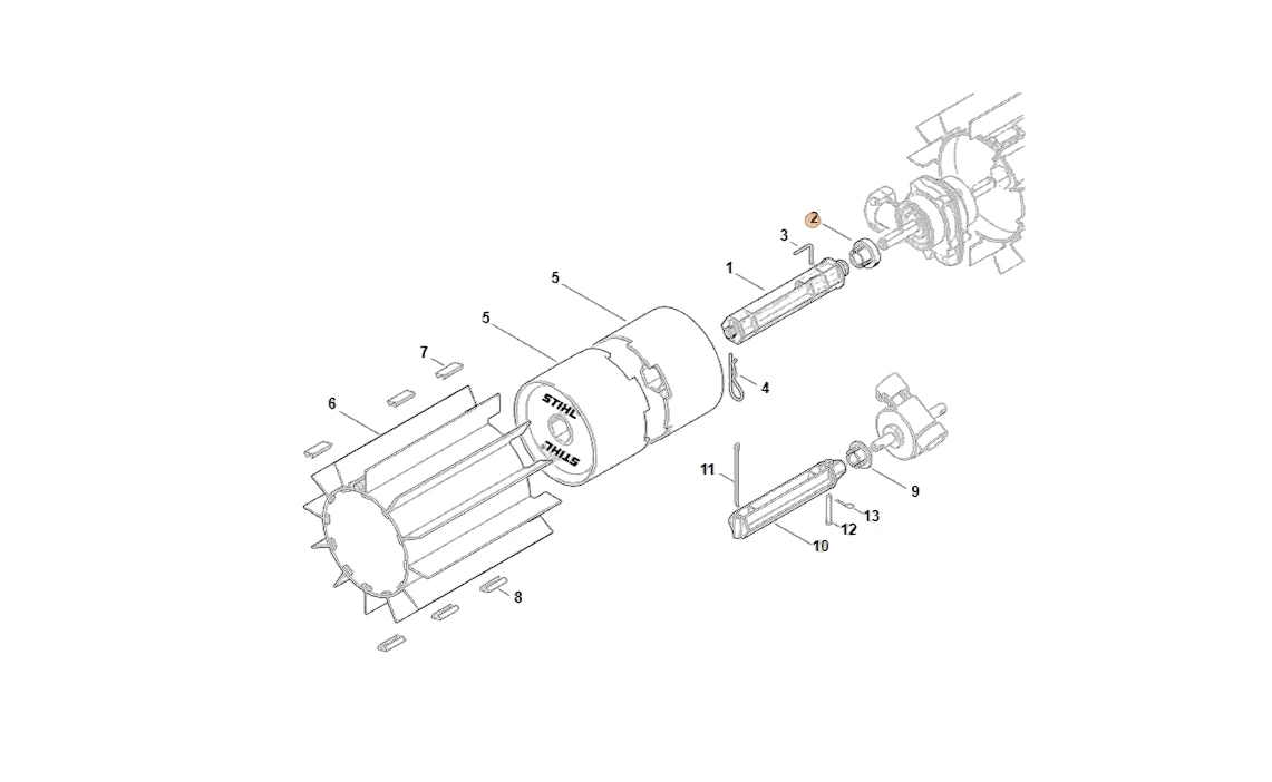 Stihl - 4601-732-1000 - Wickelschutz