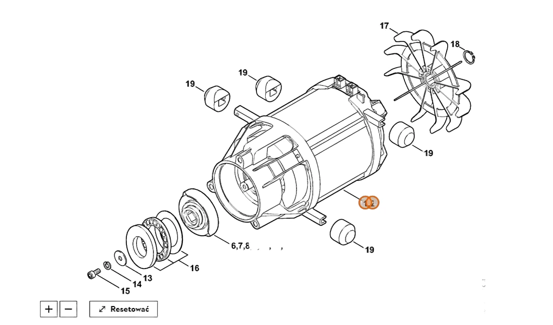 Stihl - 4768-600-0200 - Elektromotor 230 V/50 Hz