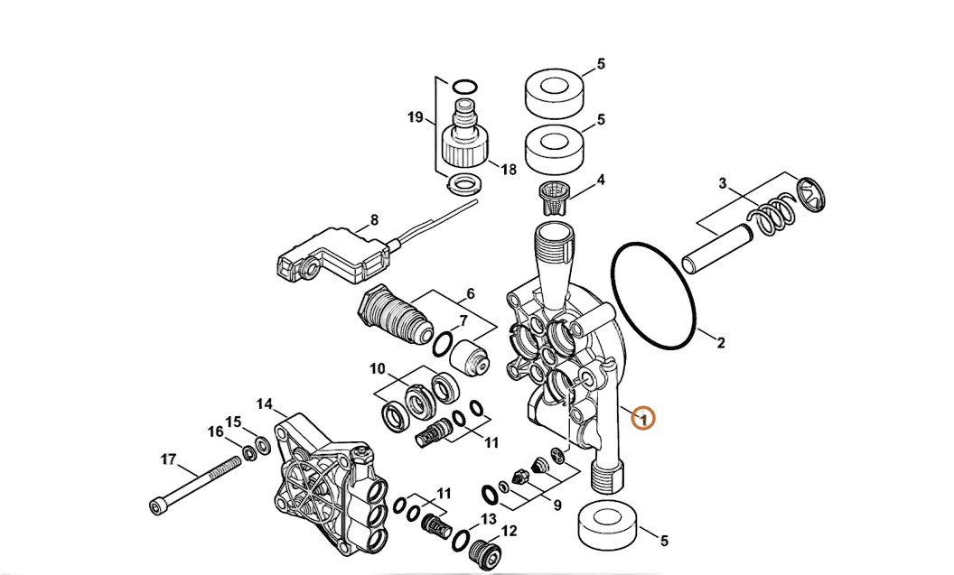 Stihl - 4775-700-4000 - Pumpengehäuse