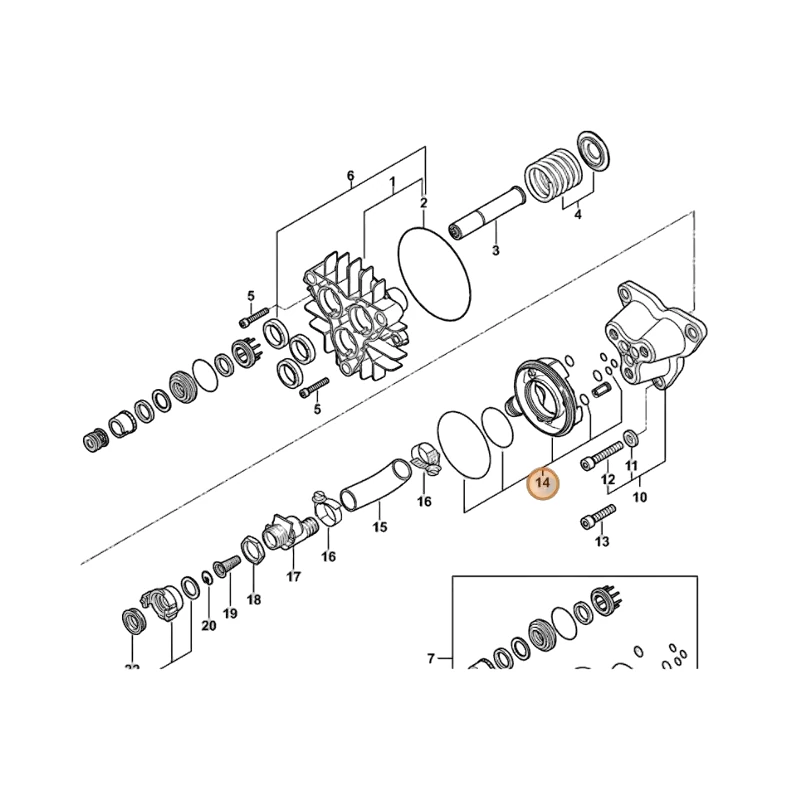 Stihl - 4780-701-2000 - Flanschsatz