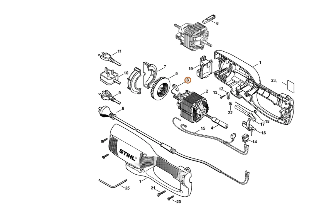 Stihl - 4809-600-2700 - Kohlebürstensatz