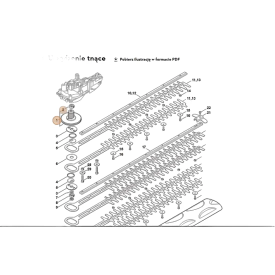 Stihl - 4818-640-2400 - Abtriebswelle