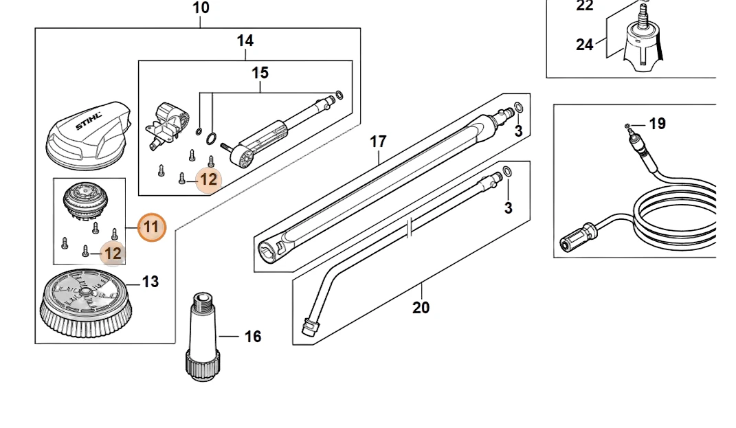 Stihl - 4910-500-2000 - Getriebe