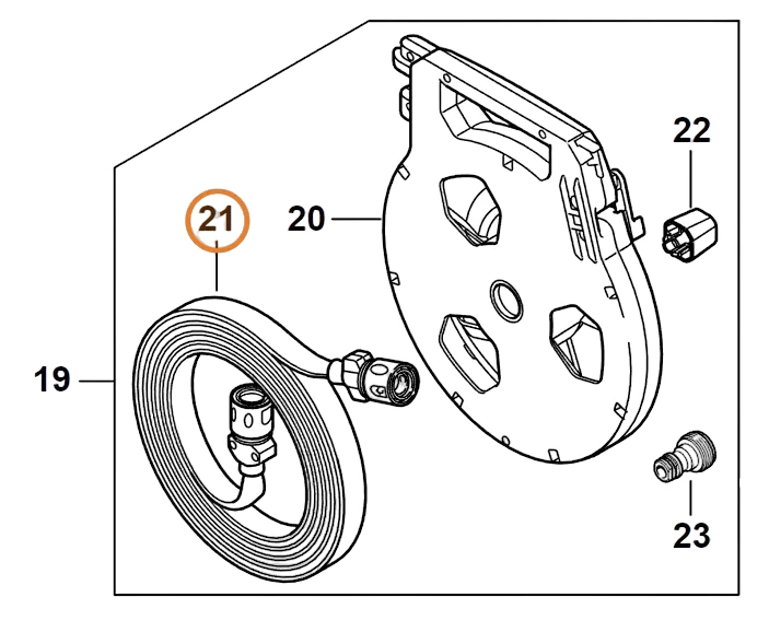 Stihl - 4910-500-8700 - Flachschlauch