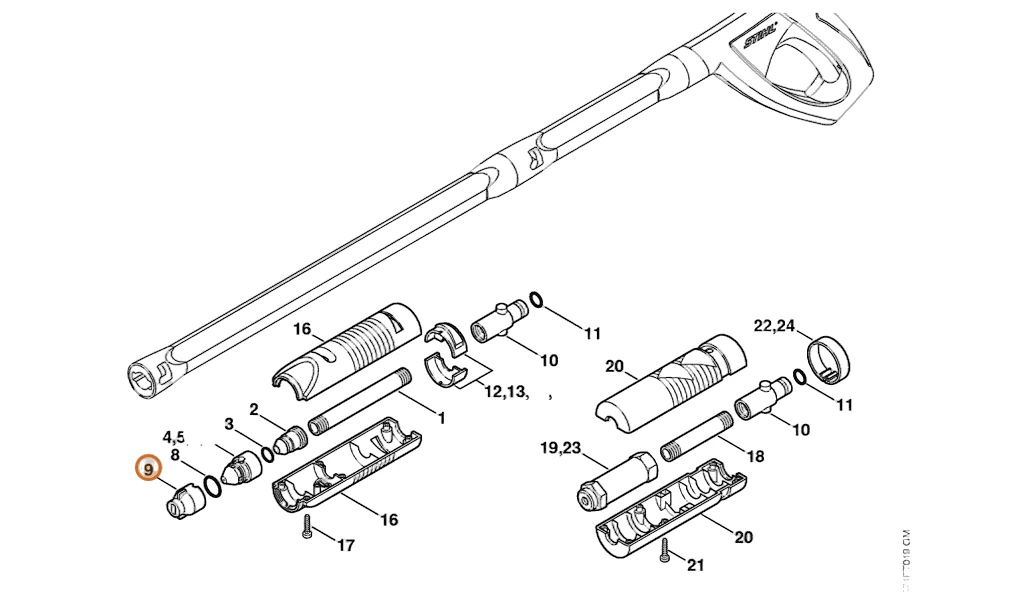 Stihl - 4915-502-1001 - Düse
