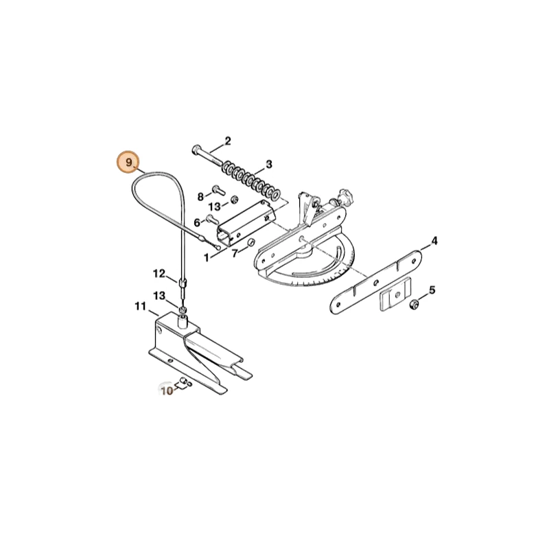 Stihl - 5203-750-4100 - Bowdenzug