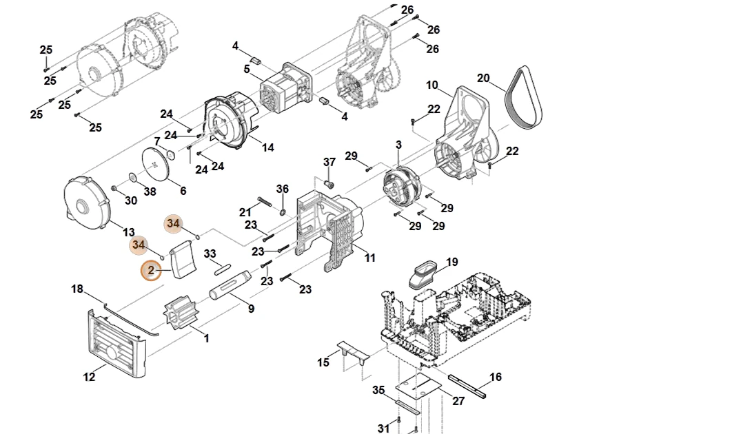 Stihl - 6009-760-3200 - Druckplatte
