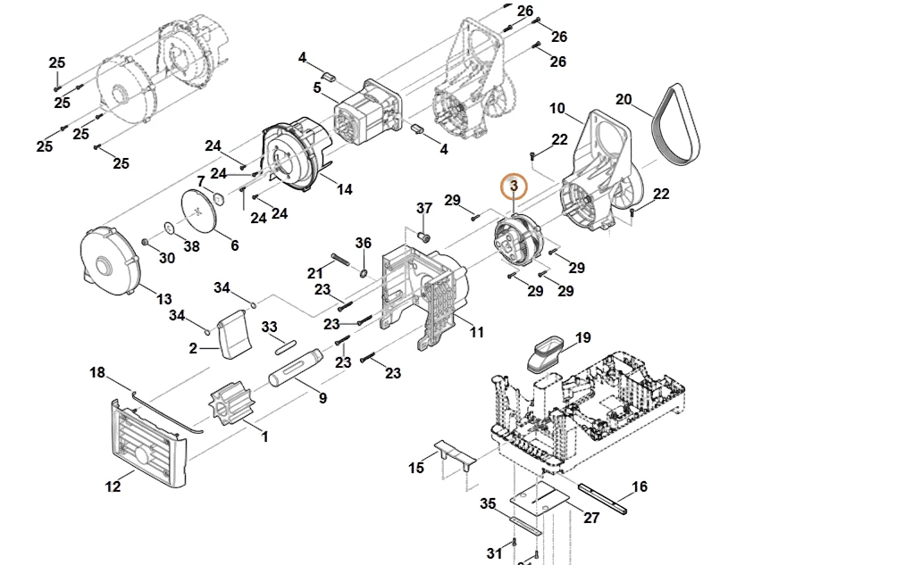 Stihl - 6013-007-1000 - Zahnradsatz